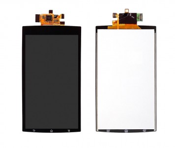 Lcd With Touch Screen For Sony Xperia Arc Lt15i Black By - Maxbhi Com