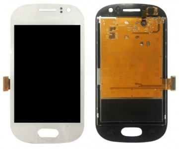 Lcd With Touch Screen For Samsung Galaxy Fame S6810p With Nfc Blue By - Maxbhi Com