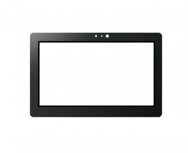 Replacement Front Glass For Asus Transformer Book Trio Grey By - Maxbhi.com