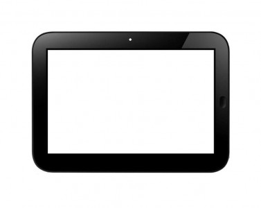 Replacement Front Glass For Lenovo Ideapad Tablet K1 Black By - Maxbhi.com