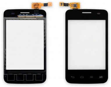 Touch Screen Digitizer For Lg Optimus L3 Ii Dual E435 Black By - Maxbhi Com
