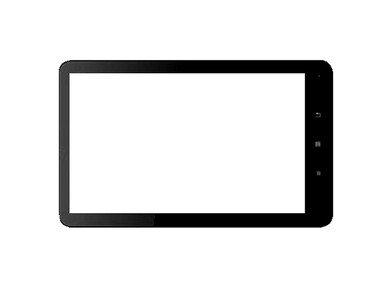 Replacement Front Glass For Swipe Halo Edge Tab Black By - Maxbhi.com