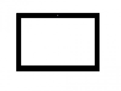 Replacement Front Glass For Lenovo Ideatab S6000 Black By - Maxbhi.com