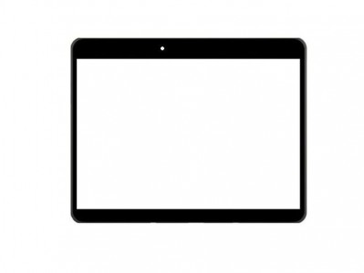 Replacement Front Glass For Iberry Corex4 3g Black By - Maxbhi.com