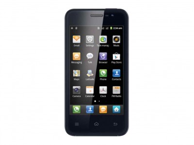 LCD with Touch Screen for IBall Andi 4v - White