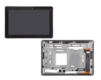 Lcd With Touch Screen For Asus Me102a Black By - Maxbhi Com