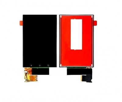 Lcd With Touch Screen For Blackberry Keyone Red By - Maxbhi Com