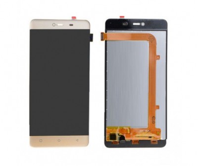 Lcd With Touch Screen For Gionee Marathon M5 Mini Gold By - Maxbhi Com