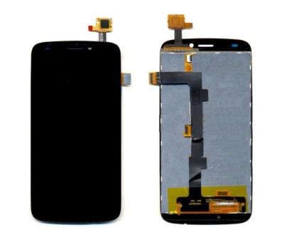 Lcd With Touch Screen For Gionee Ctrl V5 Black By - Maxbhi Com