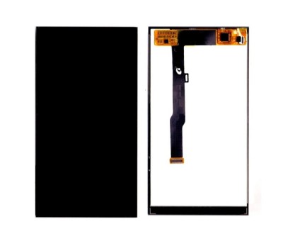 Lcd With Touch Screen For Micromax Canvas Fire 4g Plus Q412 Black By - Maxbhi Com