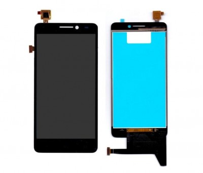 Lcd With Touch Screen For Spice Stellar 520 Mi520 White By - Maxbhi Com