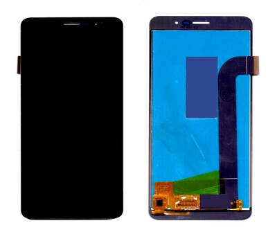 Lcd With Touch Screen For Panasonic P77 Grey By - Maxbhi Com
