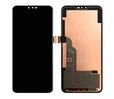 Lcd With Touch Screen For Lg V50 Thinq 5g Black By - Maxbhi Com