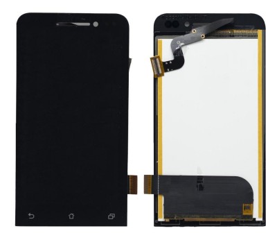 Lcd With Touch Screen For Asus Zenfone 4 Black By - Maxbhi Com