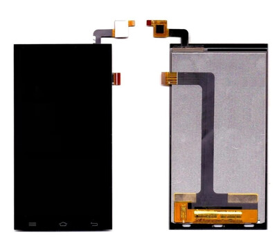 Lcd With Touch Screen For Micromax Canvas Fire 3 A096 Black By - Maxbhi Com