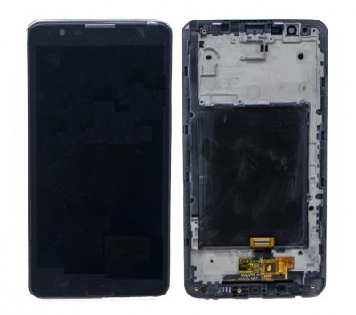 Lcd With Touch Screen For Lg Stylus 2 Black By - Maxbhi Com