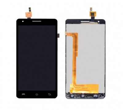 Lcd With Touch Screen For Lava Iris Fuel F2 Black By - Maxbhi Com