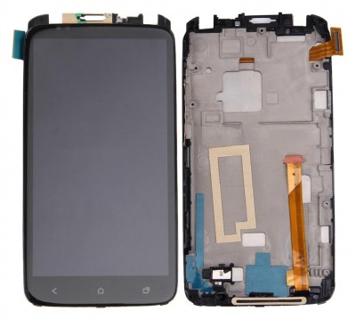 Lcd With Touch Screen For Htc One Xt Black By - Maxbhi Com
