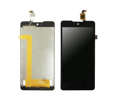 Lcd With Touch Screen For Wiko Rainbow Lite 4g Blue By - Maxbhi Com