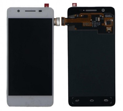 Display for Micromax Canvas Hue Aq5000 White (Combo Folder) by Maxbhi.com