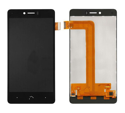 Lcd With Touch Screen For Bq Aquaris U Black By - Maxbhi Com