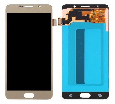Lcd With Touch Screen For Samsung Galaxy Note 5 Dual Sim 32gb Gold By - Maxbhi Com