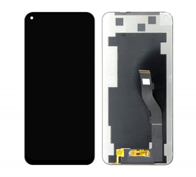 Lcd With Touch Screen For Tcl 10l Blue By - Maxbhi Com