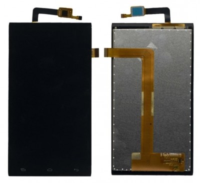 Lcd With Touch Screen For Micromax Canvas Juice 2 Silver By - Maxbhi Com