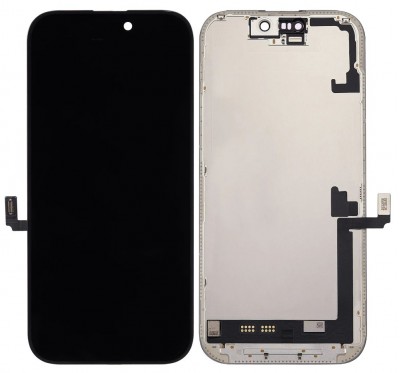 Lcd With Touch Screen For Apple Iphone 17 White By - Maxbhi Com