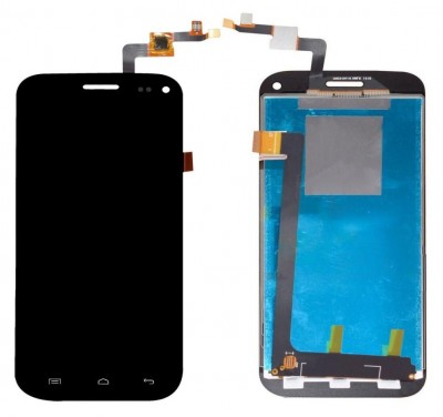 Lcd With Touch Screen For Micromax Canvas Turbo Mini A200 Black By - Maxbhi Com