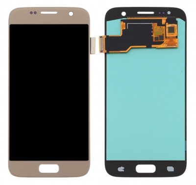 Lcd With Touch Screen For Samsung Galaxy S7 Gold By - Maxbhi Com