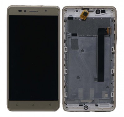 Lcd With Touch Screen For Intex Aqua Shine 4g Champagne By - Maxbhi Com