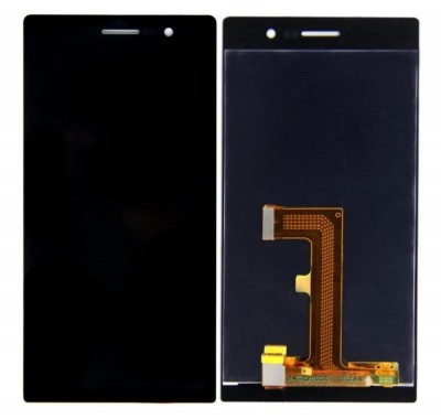 Lcd With Touch Screen For Huawei Ascend P7 With Dual Sim Black By - Maxbhi Com