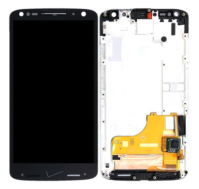 Lcd With Touch Screen For Motorola Moto X Force Black By - Maxbhi Com