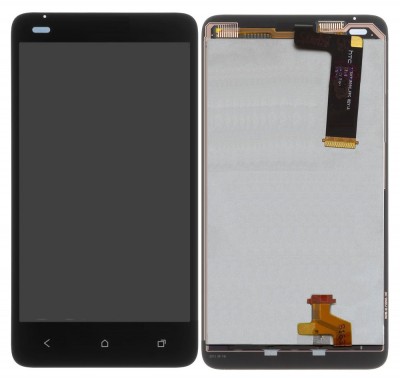 Lcd With Touch Screen For Htc One Sc T528d Black By - Maxbhi Com