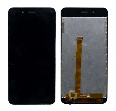 Lcd With Touch Screen For Micromax Canvas Spark A380 Black By - Maxbhi Com