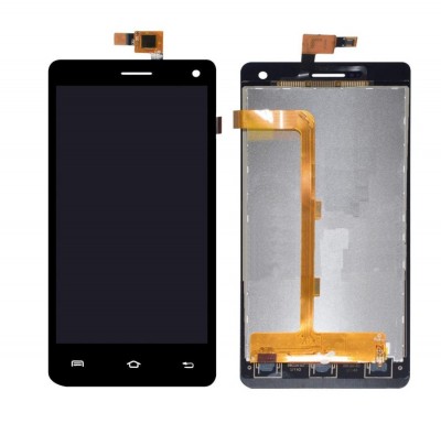 Lcd With Touch Screen For Iball Cobalt 2 Black By - Maxbhi Com