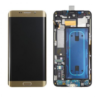 Lcd With Touch Screen For Samsung Galaxy S6 Edge Plus Gold By - Maxbhi Com