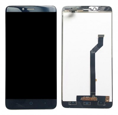 Lcd With Touch Screen For Zte Grand X Max 2 Black By - Maxbhi Com
