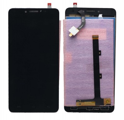 Lcd With Touch Screen For Micromax Bharat 5 Black By - Maxbhi Com