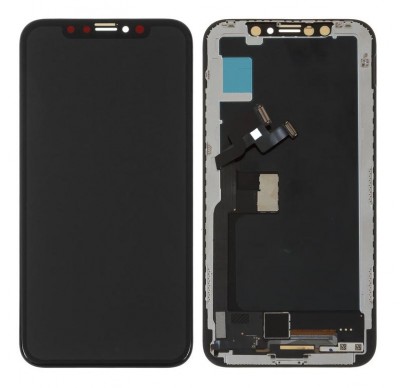 Lcd With Touch Screen For Apple Iphone X Black By - Maxbhi Com