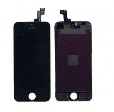 Lcd With Touch Screen For Apple Iphone Se Black By - Maxbhi Com