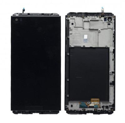 Lcd With Touch Screen For Lg V20 Black By - Maxbhi Com
