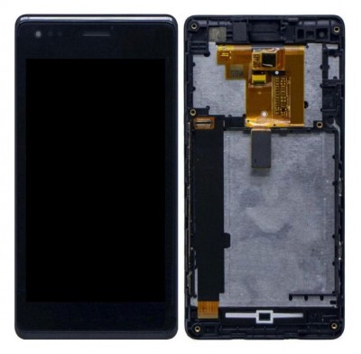 Lcd With Touch Screen For Sony Xperia M C1905 Black By - Maxbhi Com