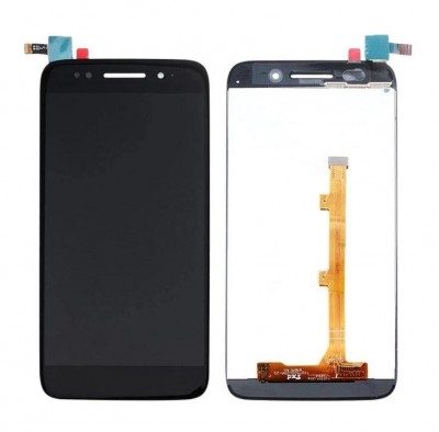 Lcd With Touch Screen For Alcatel Idol 5 Black By - Maxbhi Com