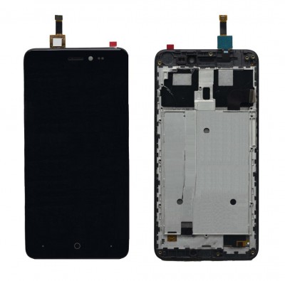 Lcd With Touch Screen For Lephone W15 Black By - Maxbhi Com