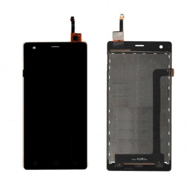 Lcd With Touch Screen For Micromax Canvas 5 Lite Special Edition Brown By - Maxbhi Com