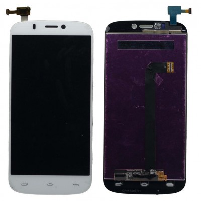 Display for Micromax Canvas Gold A300 White (Combo Folder) by Maxbhi.com