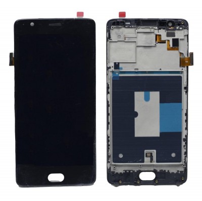 Display for Oneplus 3t Black (Combo Folder) by Maxbhi.com