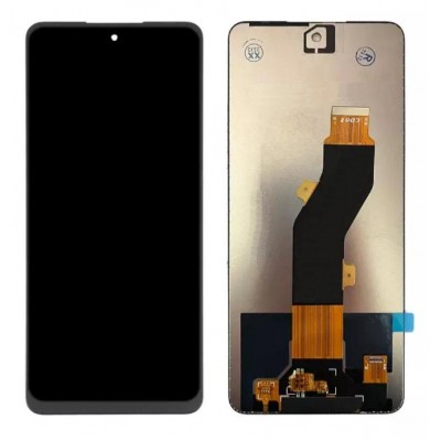 Lcd With Touch Screen For Tecno Spark 20c Black By - Maxbhi Com